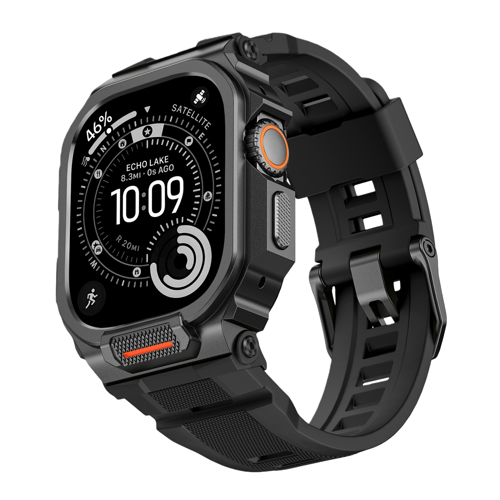 Rugged Military-Grade Sport Band with Protective Case for Apple Watch Ultra
