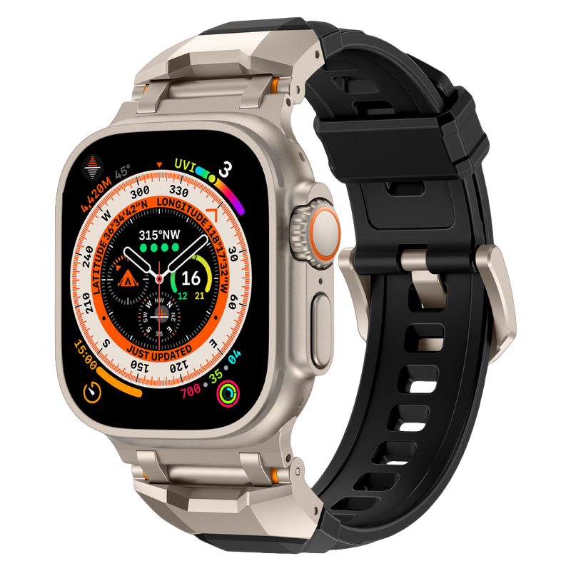 All-Embossed Rubber Strap – Designed for Apple Watch