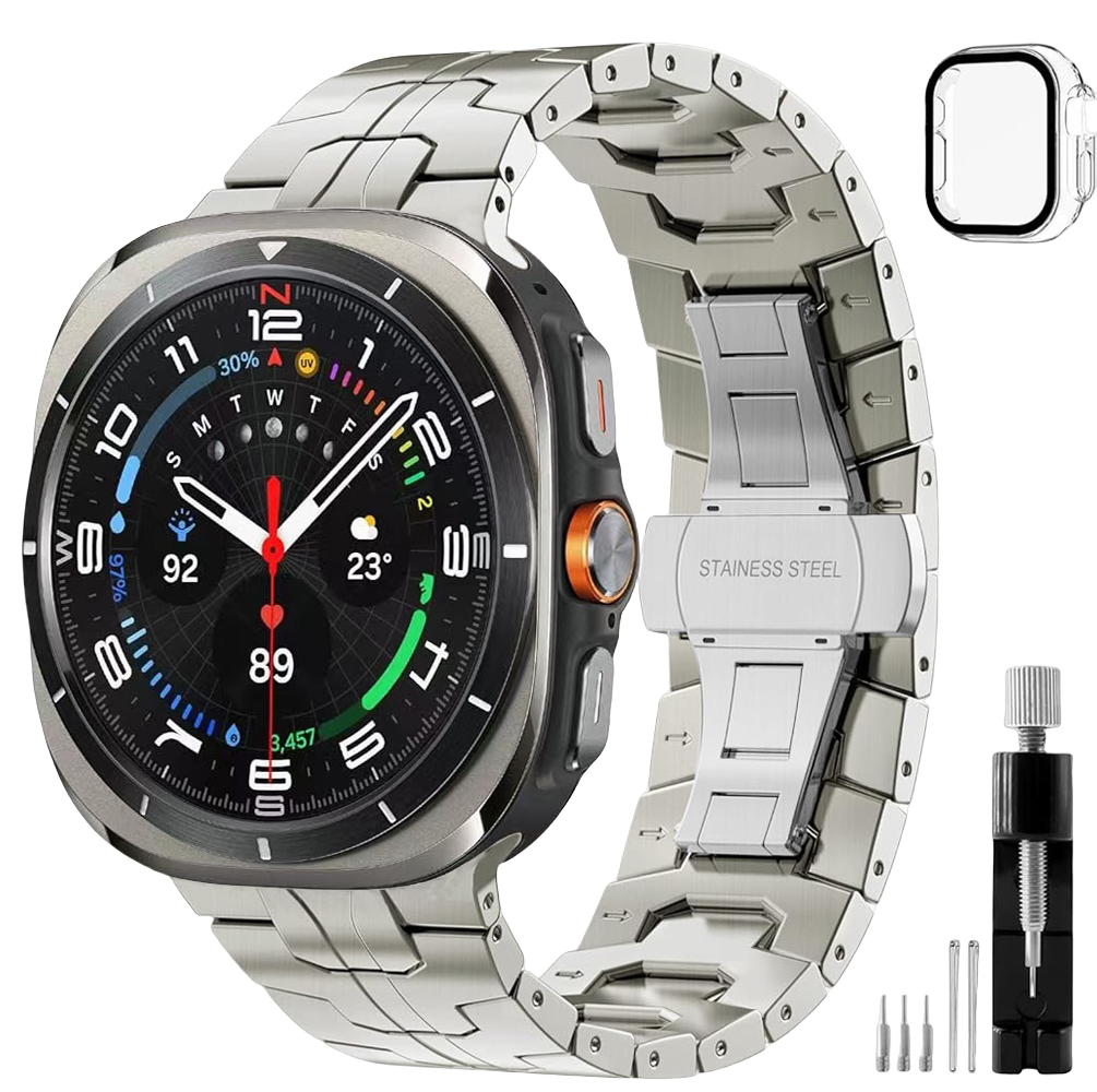 Executive Stainless Steel Magnetic Band for Galaxy Watch Ultra 47mm - Metal Pro Series