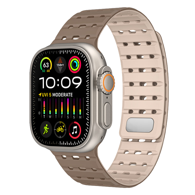 Tri-Hole Soft Rubber TPU Band for Apple Watch