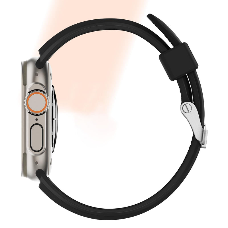 HexaGrid Soft Rubber Band for Apple Watch – Rugged Mechanical Design