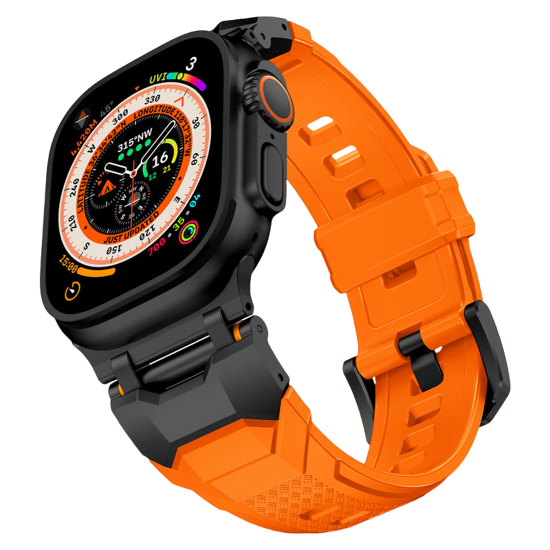 All-Embossed Rubber Strap – Designed for Apple Watch