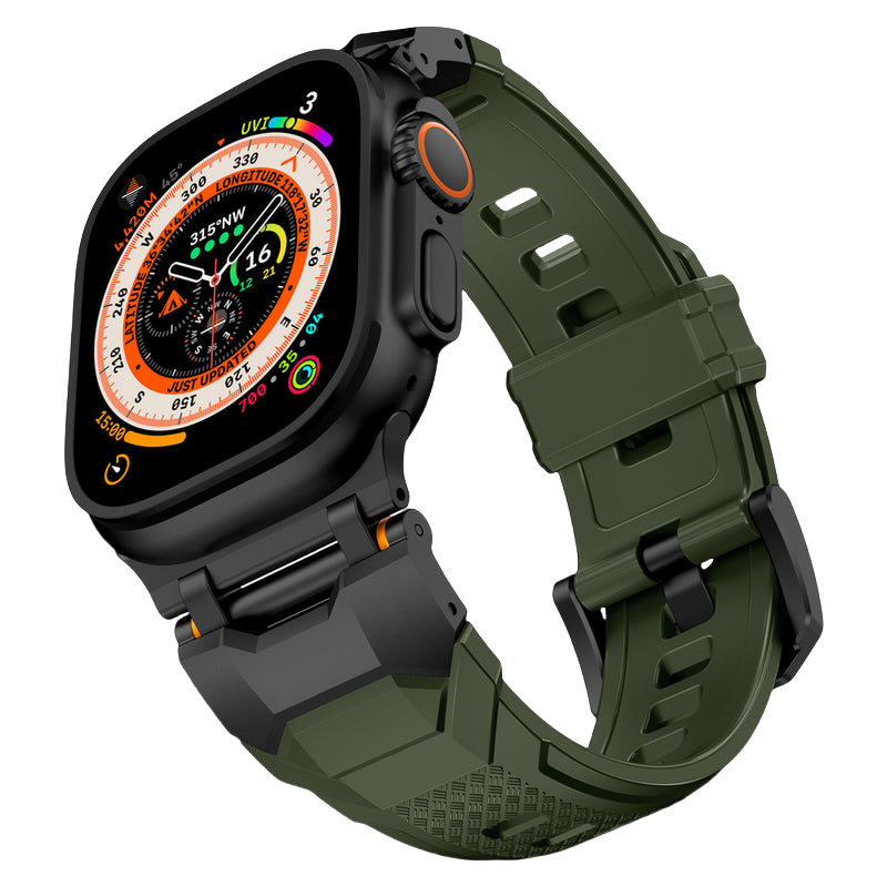 All-Embossed Rubber Strap – Designed for Apple Watch