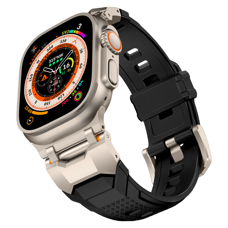 All-Embossed Rubber Strap – Designed for Apple Watch