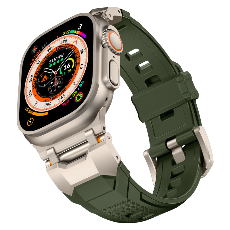 All-Embossed Rubber Strap – Designed for Apple Watch