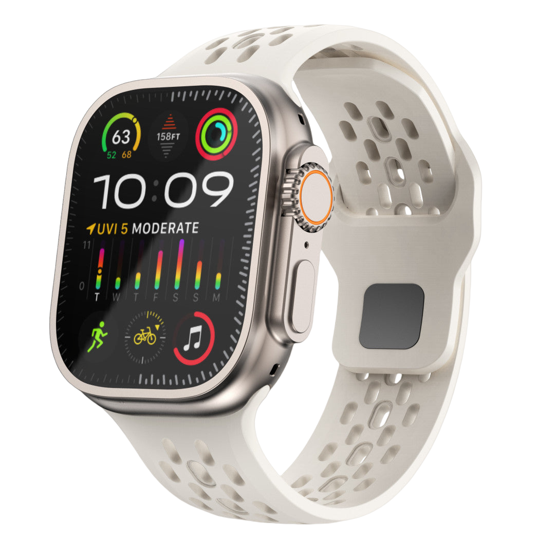 ComfortFit and Breathable Combination Hole Design Band for Apple Watch