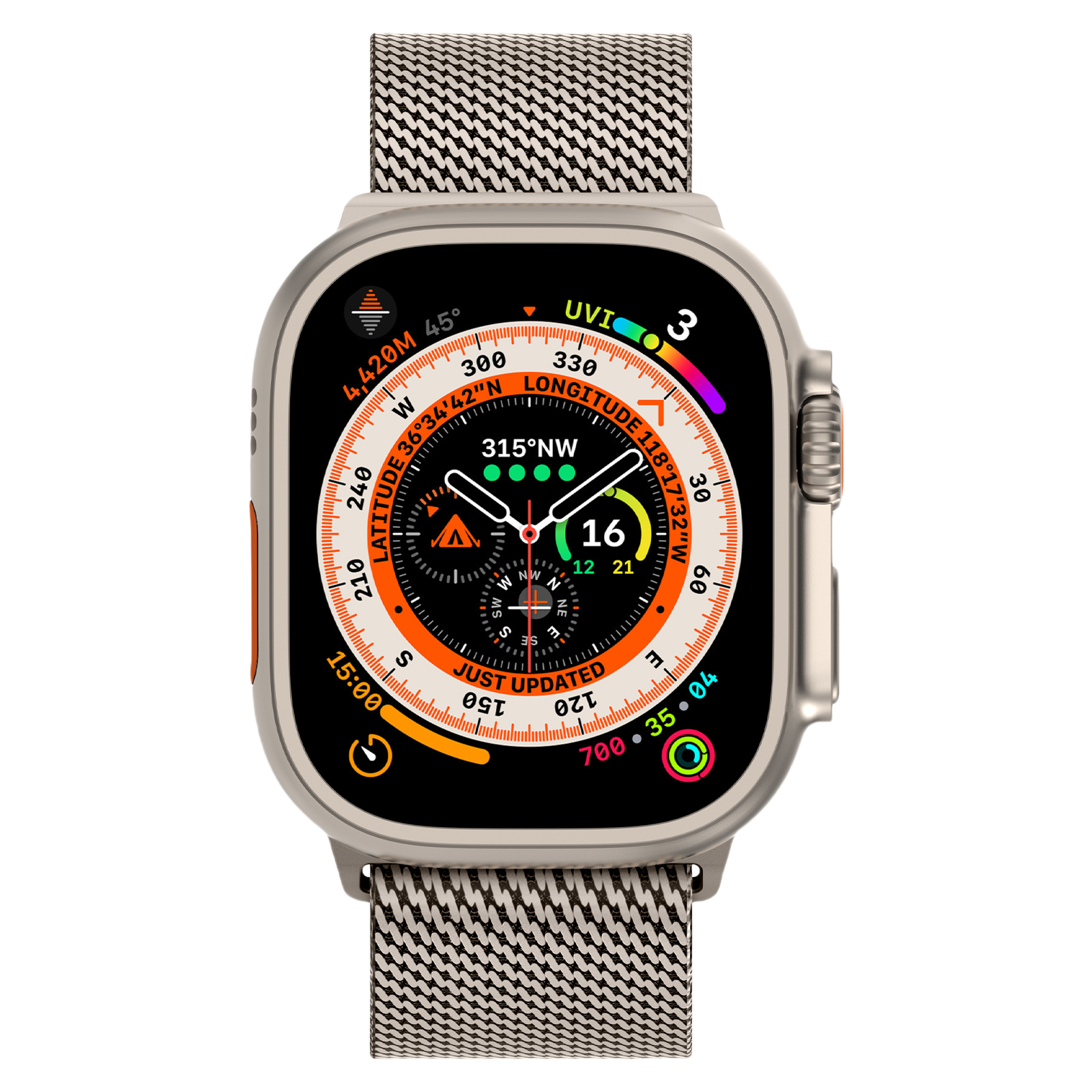 Milanese Loop Band for Apple Watch - Luxe Weave Series – Woven metal mesh bands