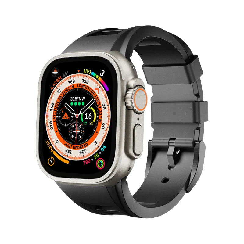 Minimalist Versatile Sport Design Rubber Strap for Apple Watch