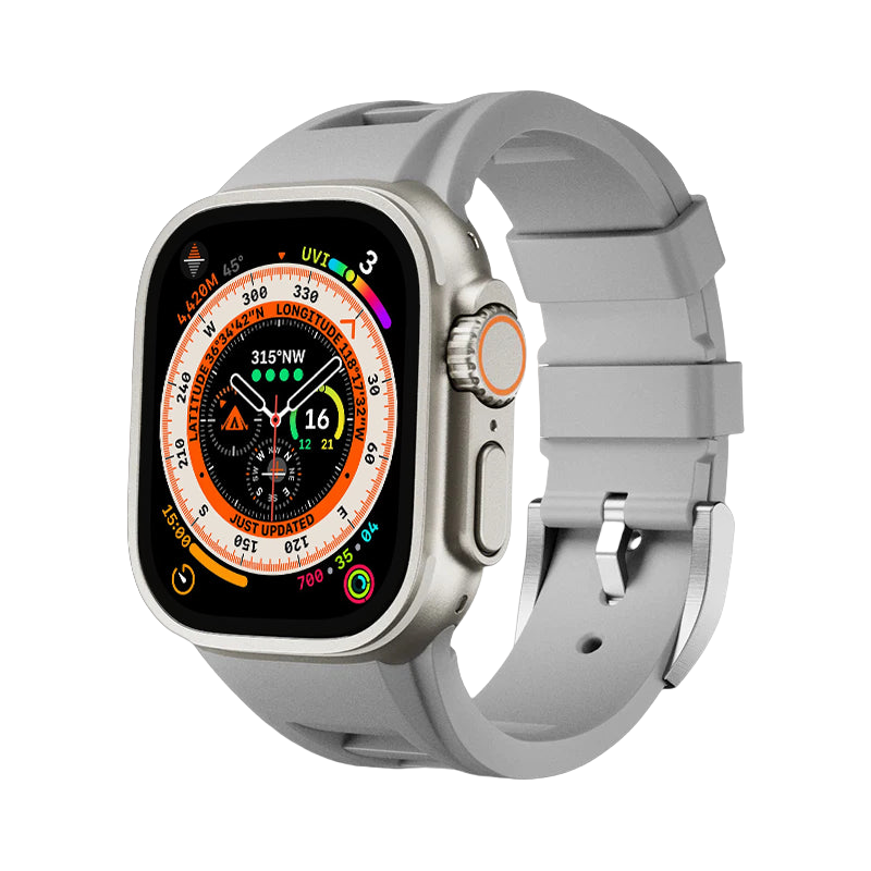 Minimalist Versatile Sport Design Rubber Strap for Apple Watch