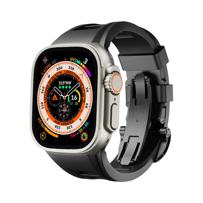 Minimalist Versatile Sport Design Rubber Strap for Apple Watch