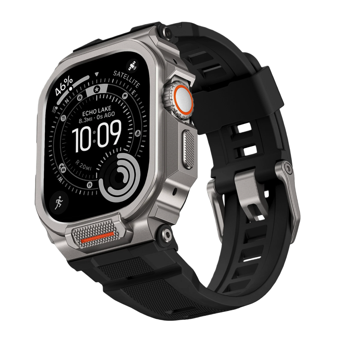 Rugged Military-Grade Sport Band with Protective Case for Apple Watch Ultra