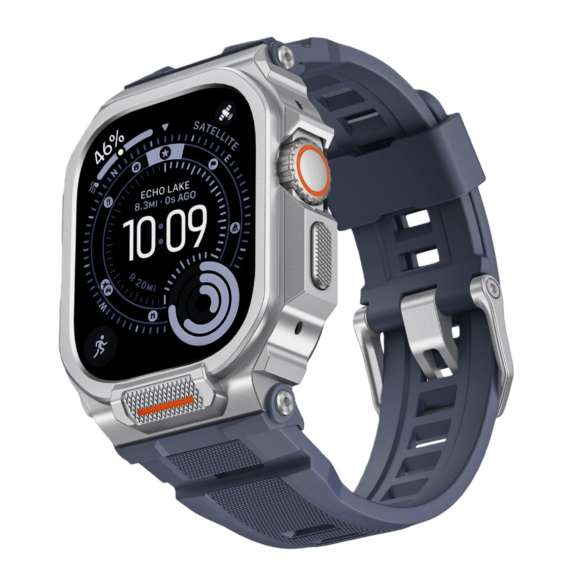 Rugged Military-Grade Sport Band with Protective Case for Apple Watch Ultra