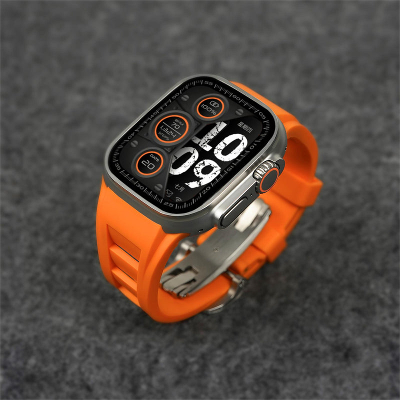 Minimalist Versatile Sport Design Rubber Strap for Apple Watch