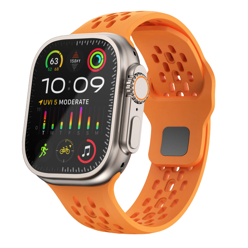 ComfortFit and Breathable Combination Hole Design Band for Apple Watch