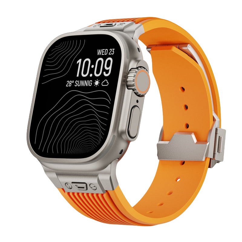 Contoured Silicone Band with Sport Fit for Apple Watch