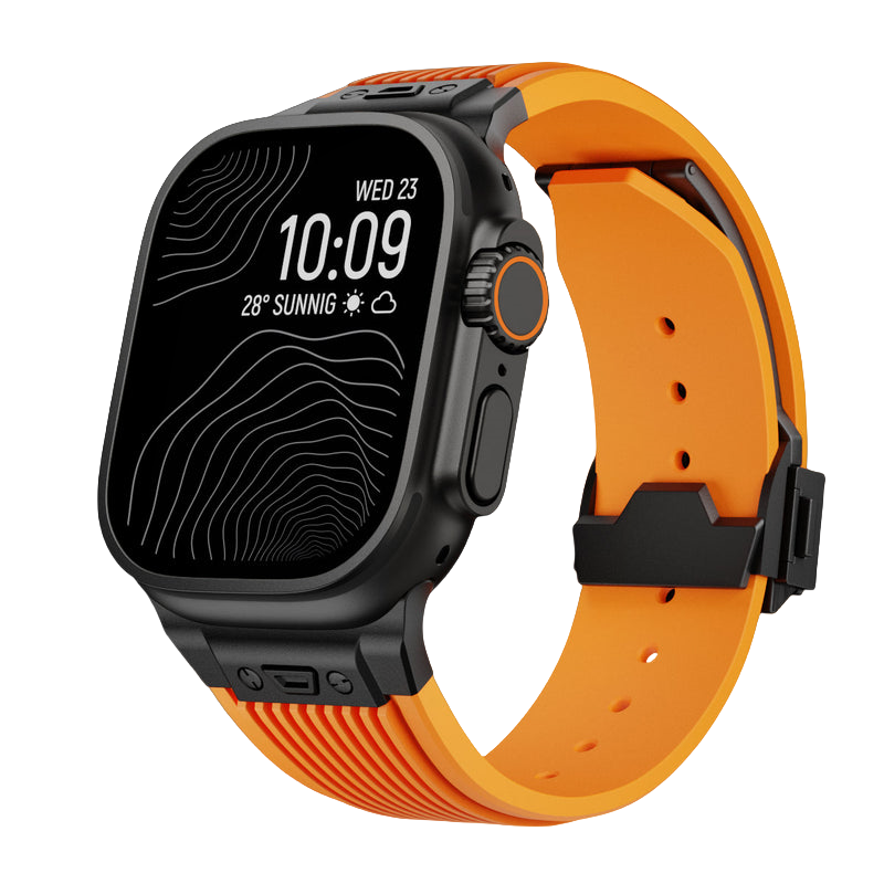 Contoured Silicone Band with Sport Fit for Apple Watch