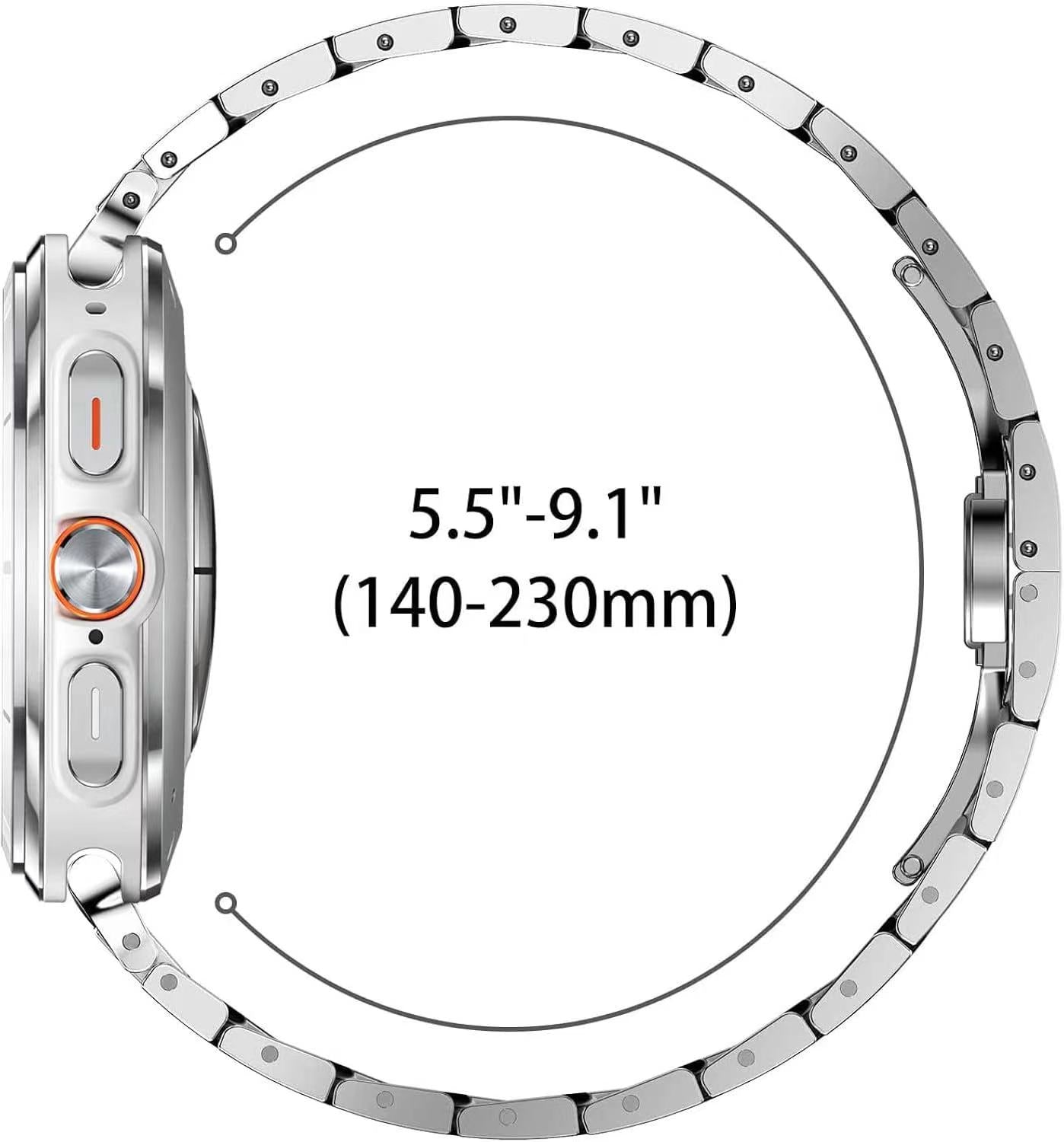 Executive Stainless Steel Magnetic Band for Galaxy Watch Ultra 47mm - Metal Pro Series
