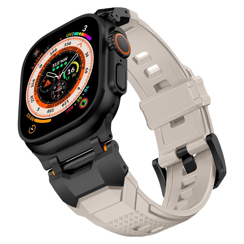 All-Embossed Rubber Strap – Designed for Apple Watch