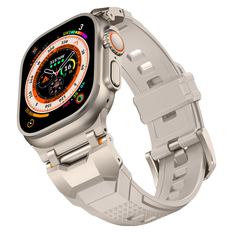 All-Embossed Rubber Strap – Designed for Apple Watch