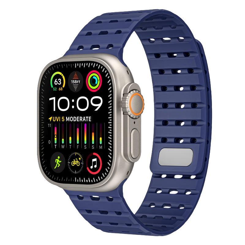 Tri-Hole Soft Rubber TPU Band for Apple Watch