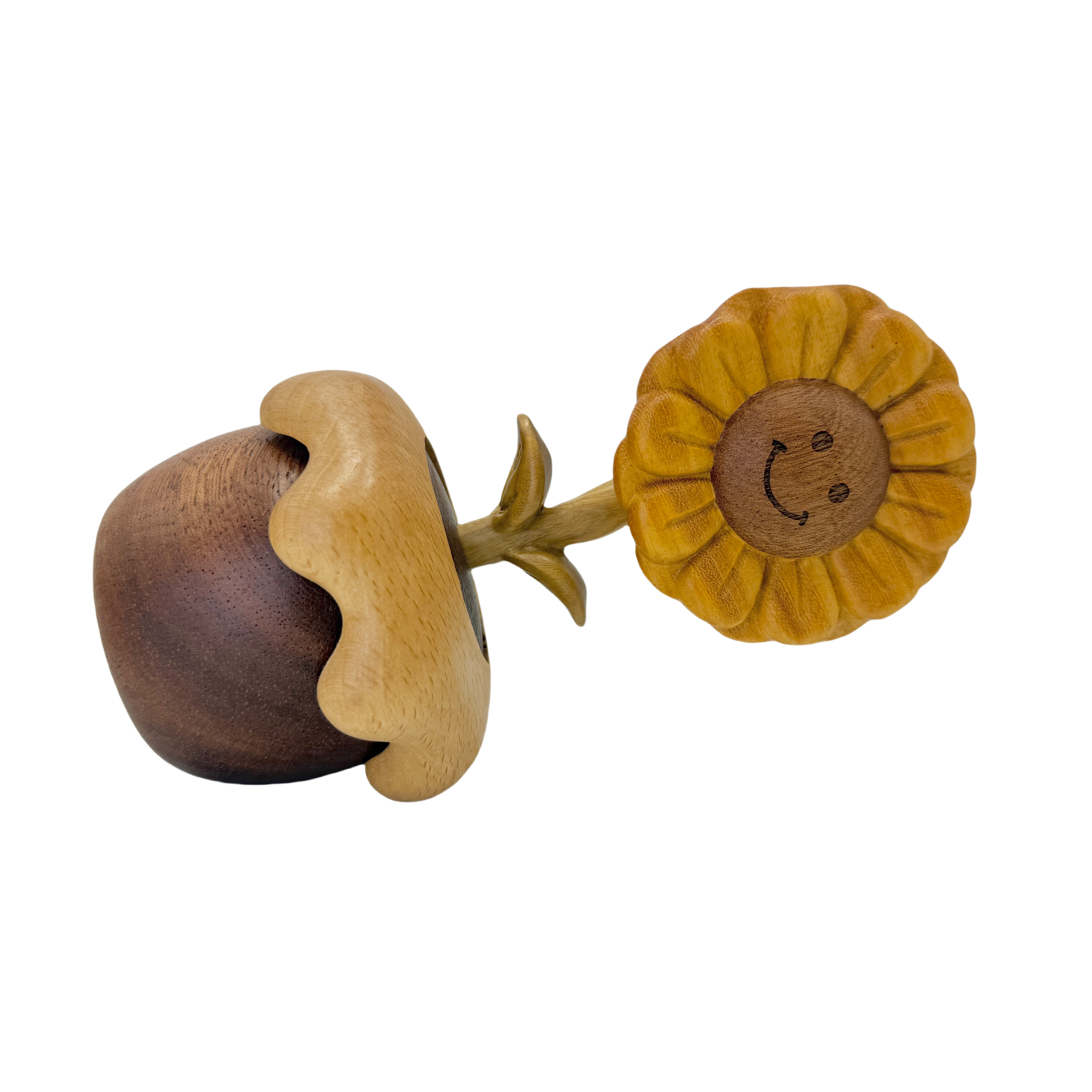 Smiling Sunflower Rotating Music Box