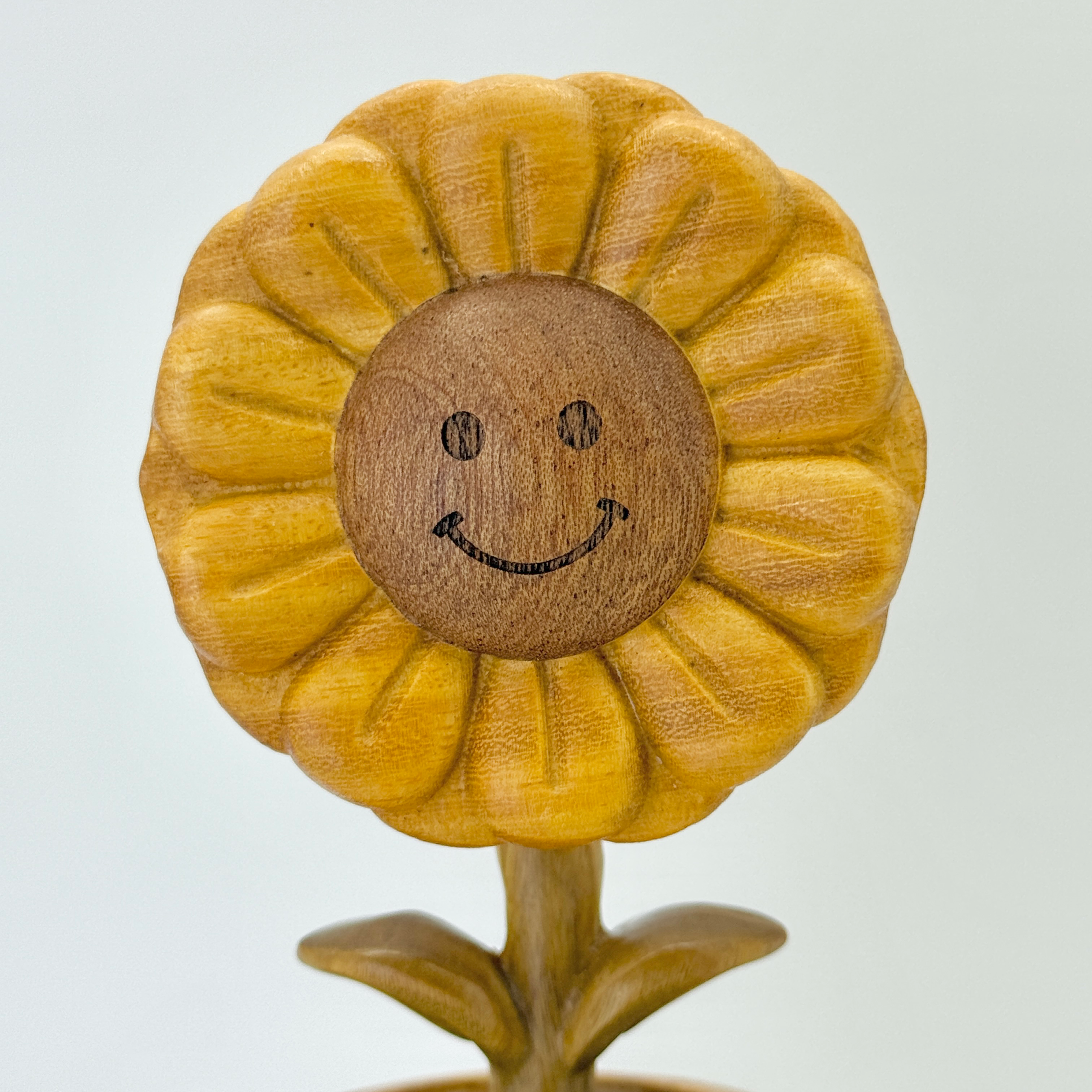 Smiling Sunflower Rotating Music Box