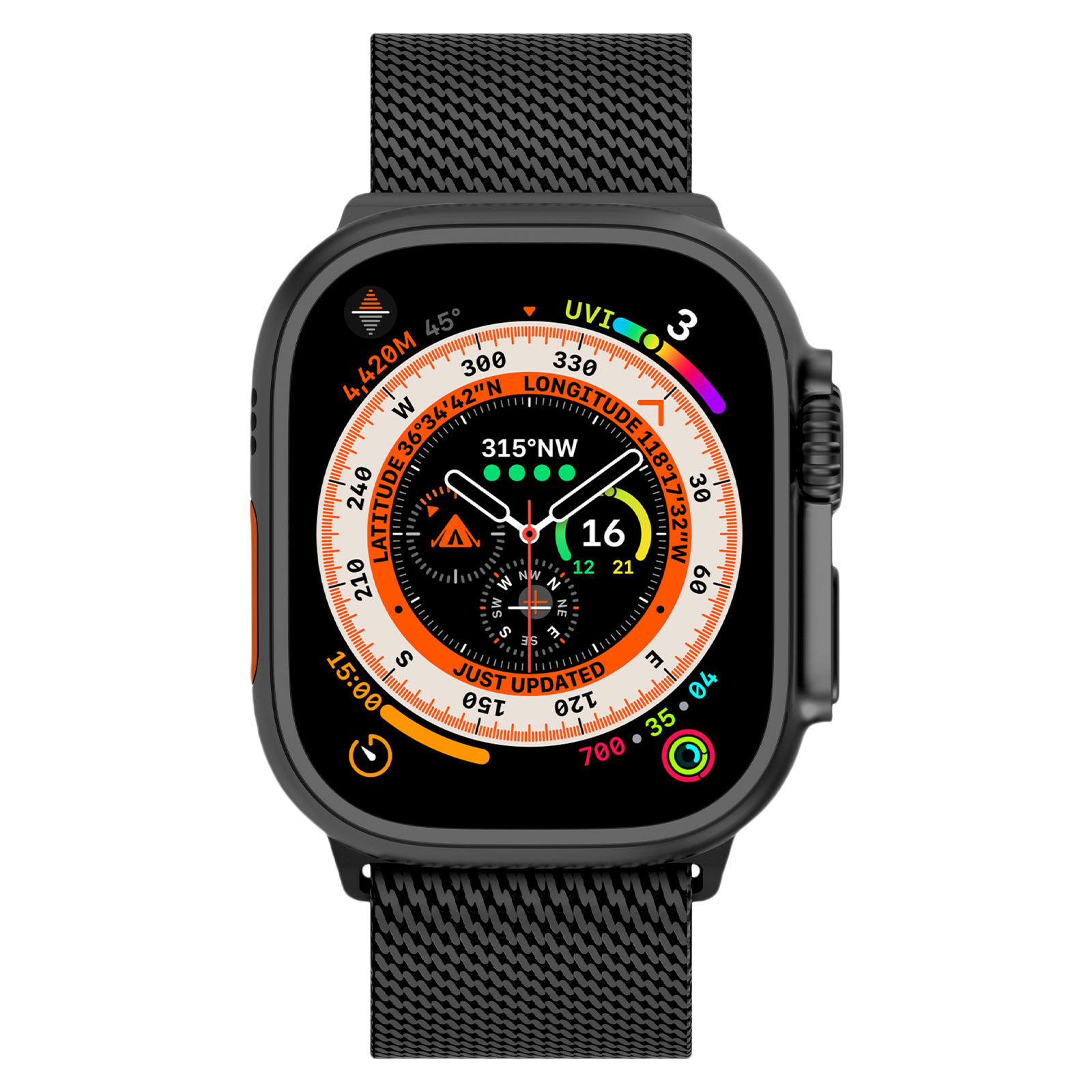 Milanese Loop Band for Apple Watch - Luxe Weave Series – Woven metal mesh bands