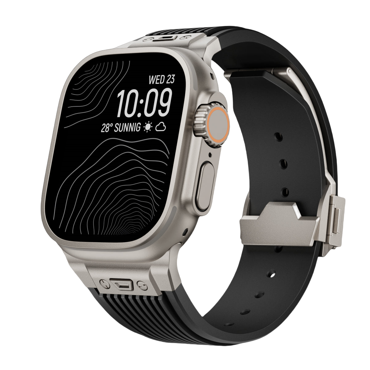Contoured Silicone Band with Sport Fit for Apple Watch