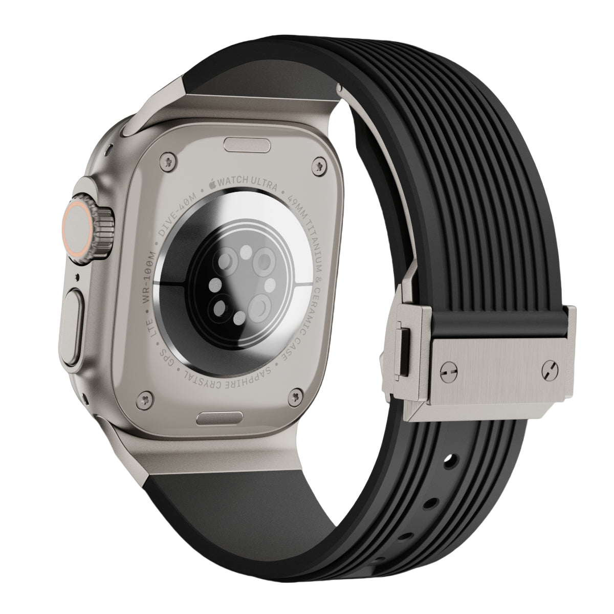 Contoured Silicone Band with Sport Fit for Apple Watch