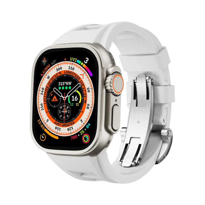 Minimalist Versatile Sport Design Rubber Strap for Apple Watch