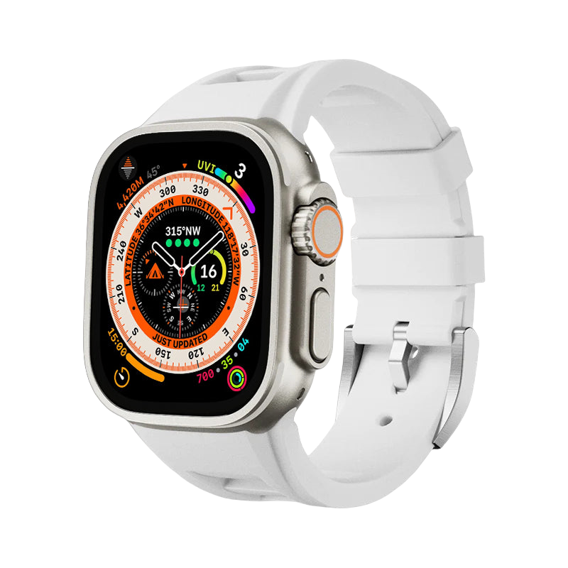 Minimalist Versatile Sport Design Rubber Strap for Apple Watch