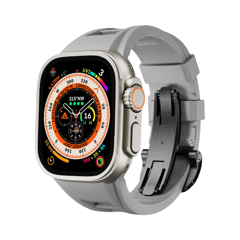 Minimalist Versatile Sport Design Rubber Strap for Apple Watch
