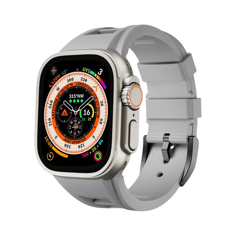 Minimalist Versatile Sport Design Rubber Strap for Apple Watch