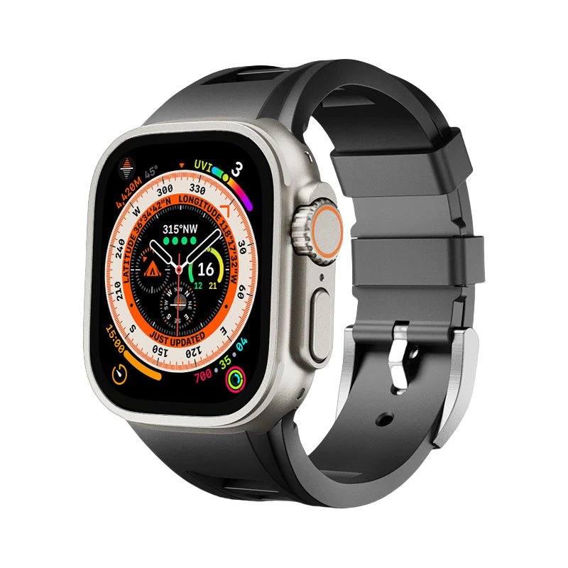 Minimalist Versatile Sport Design Rubber Strap for Apple Watch