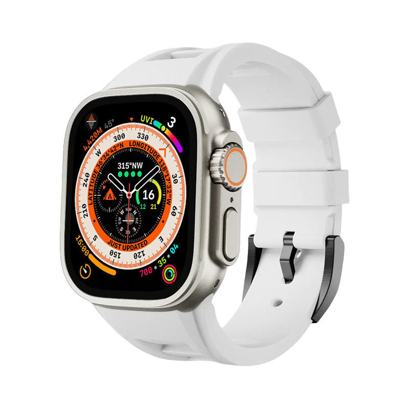 Minimalist Versatile Sport Design Rubber Strap for Apple Watch