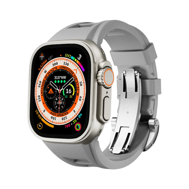 Minimalist Versatile Sport Design Rubber Strap for Apple Watch
