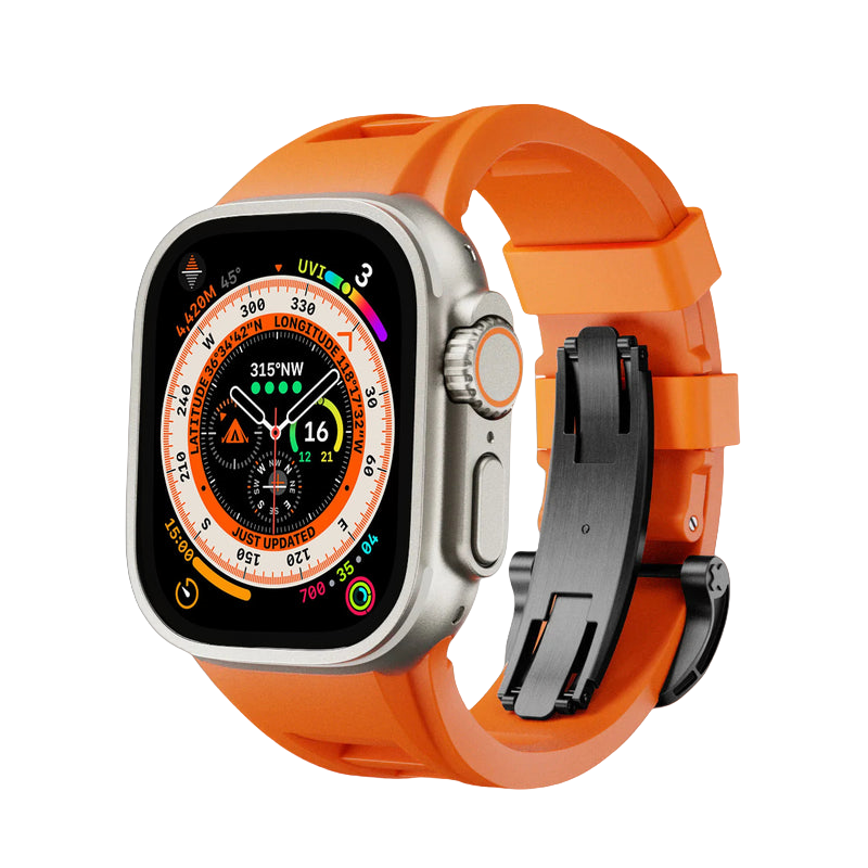 Minimalist Versatile Sport Design Rubber Strap for Apple Watch