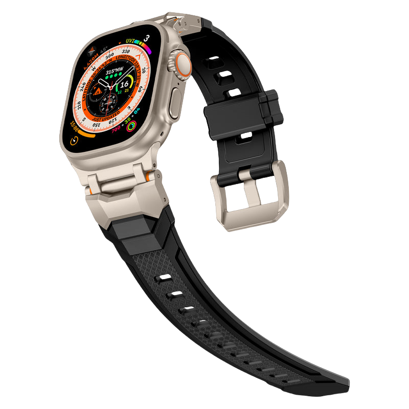 All-Embossed Rubber Strap – Designed for Apple Watch