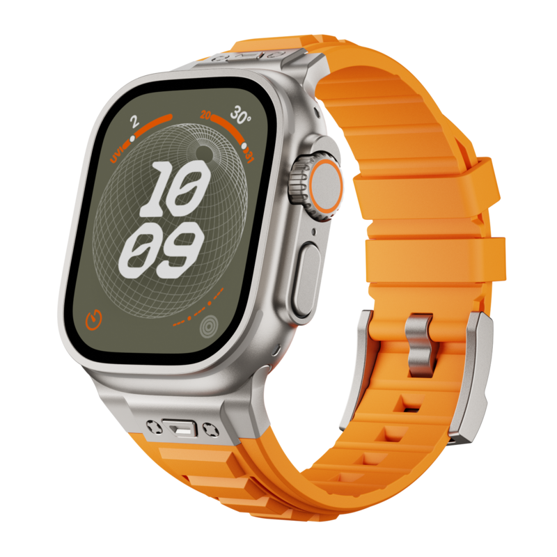 Soft Horizontal Grooves Band for Apple Watch - Pulse Series