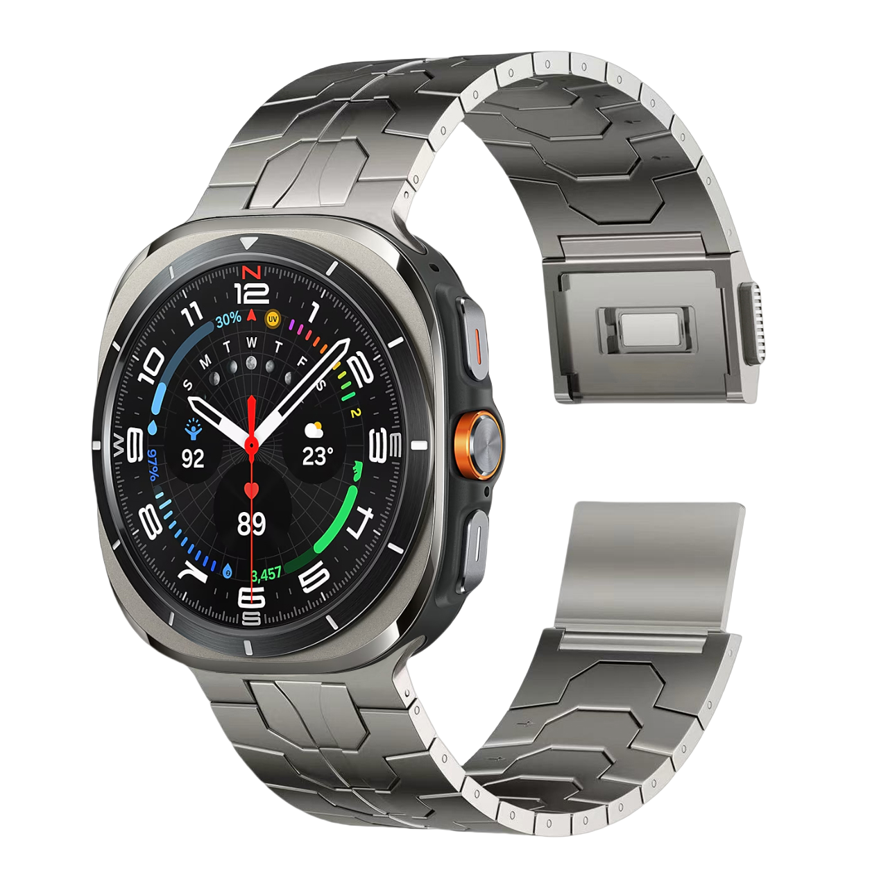 Stainless Steel Business Band with Magnetic Clasp for Galaxy Watch Ultra - Metal Pro Series