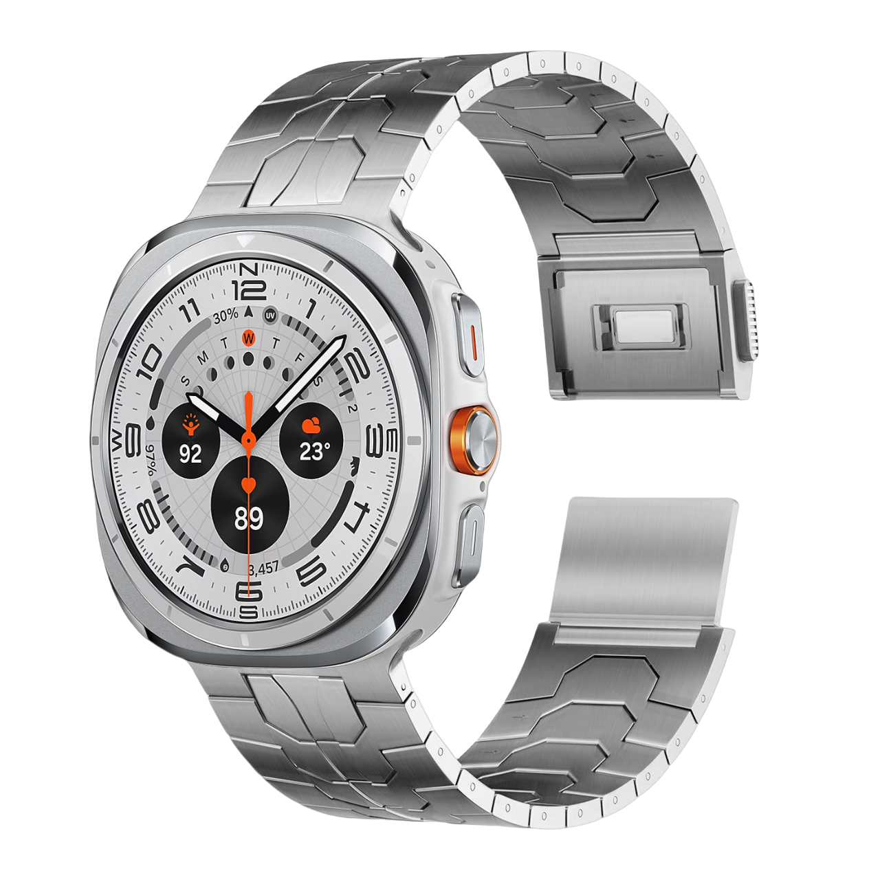 Stainless Steel Business Band with Magnetic Clasp for Galaxy Watch Ultra - Metal Pro Series