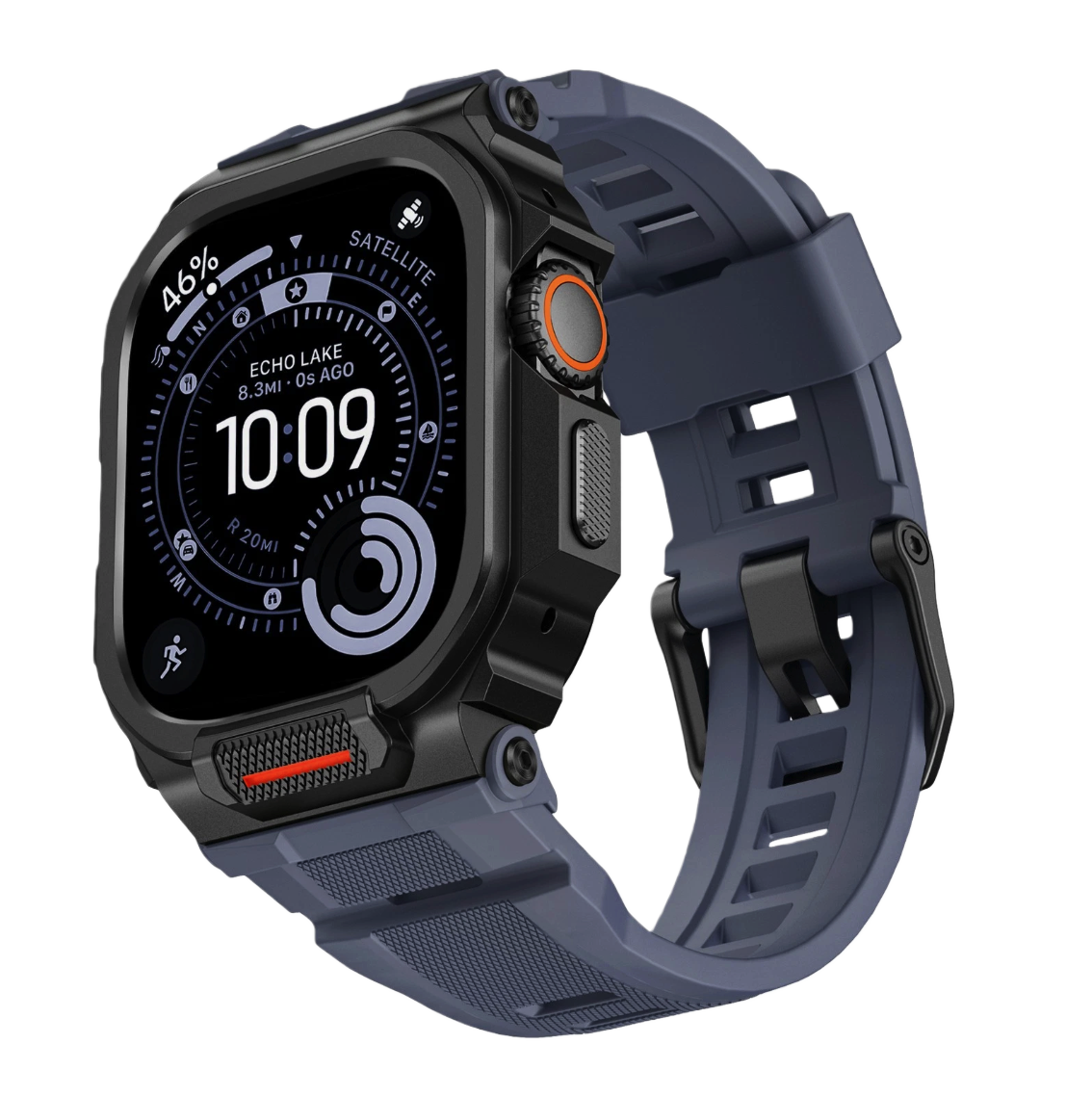 Rugged Military-Grade Sport Band with Protective Case for Apple Watch Ultra