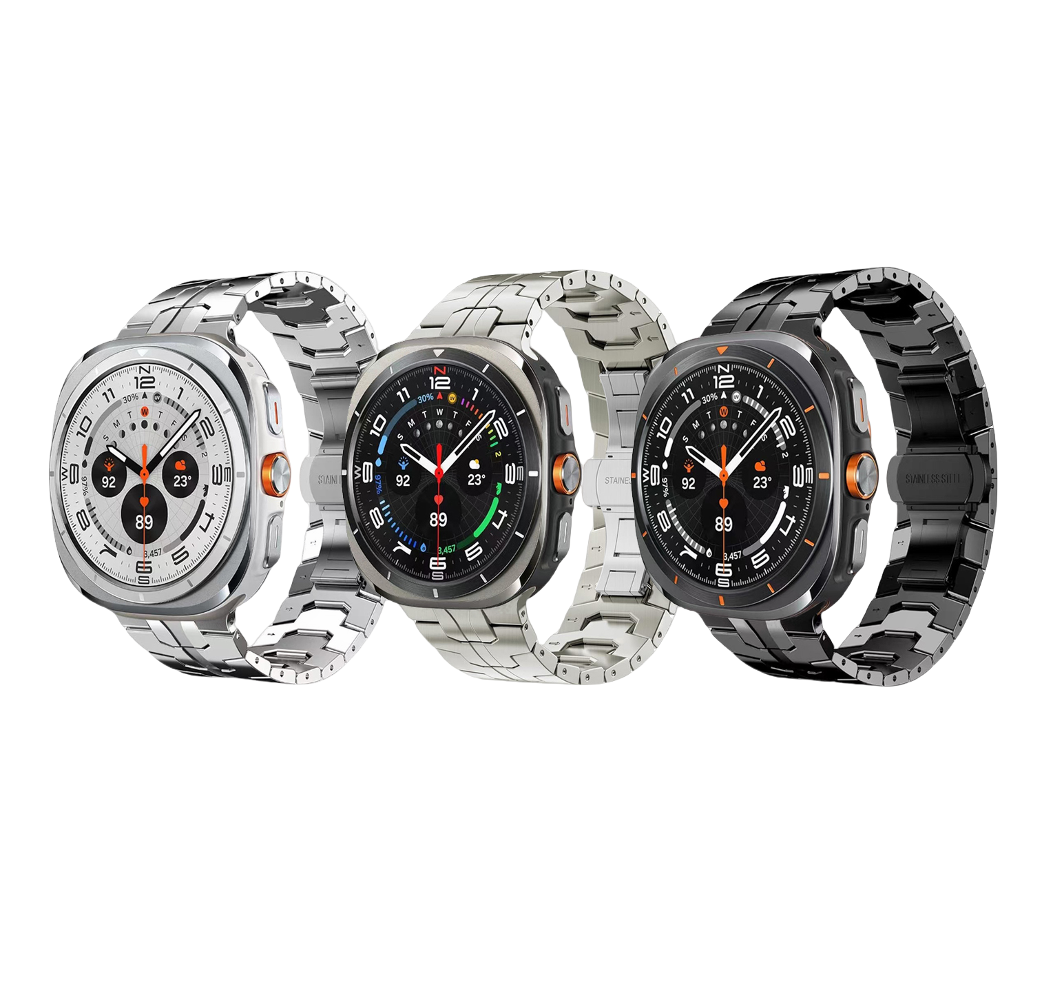 Executive Stainless Steel Magnetic Band for Galaxy Watch Ultra 47mm - Metal Pro Series